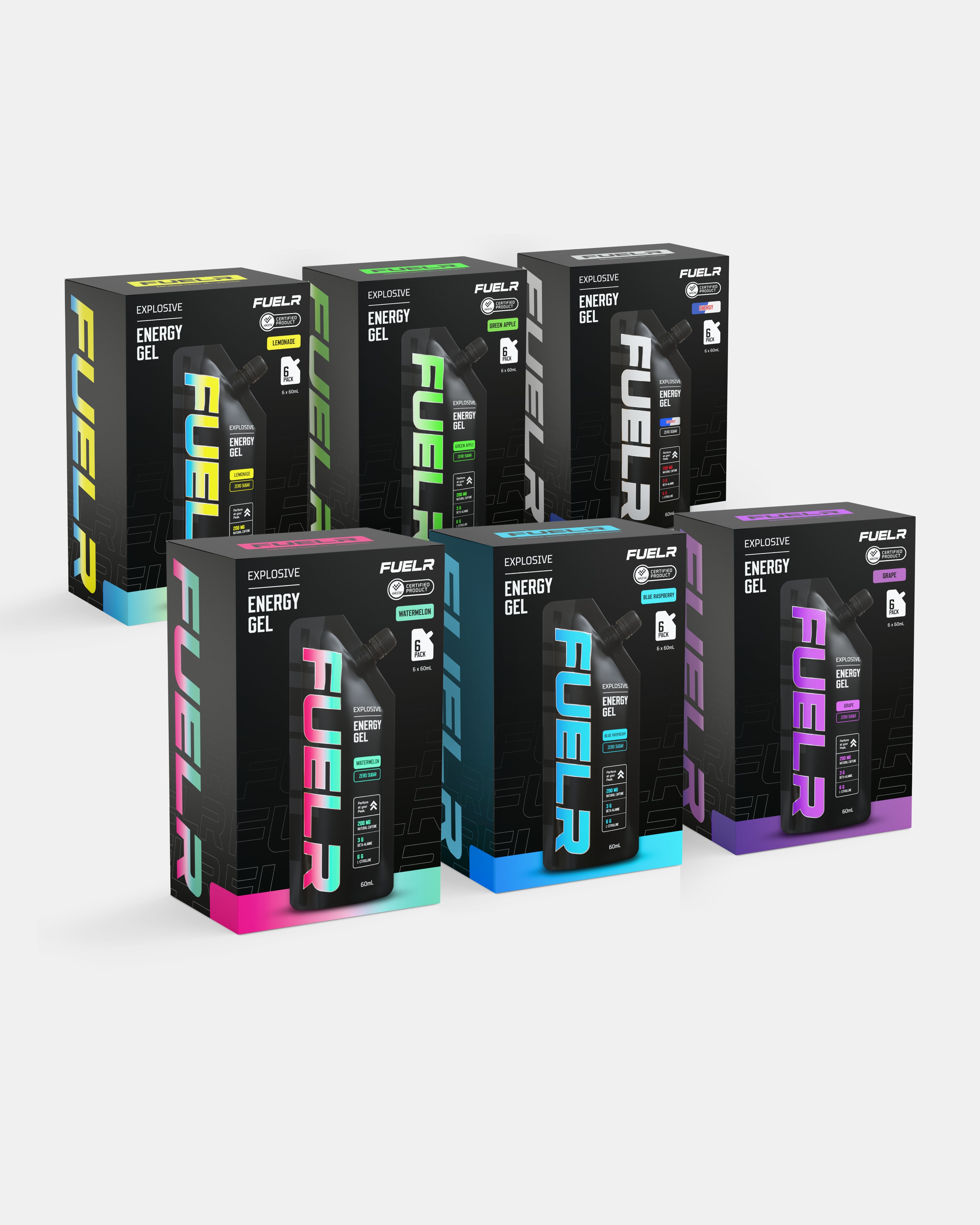 CAFFEINATED ENERGY GELS BUNDLE
