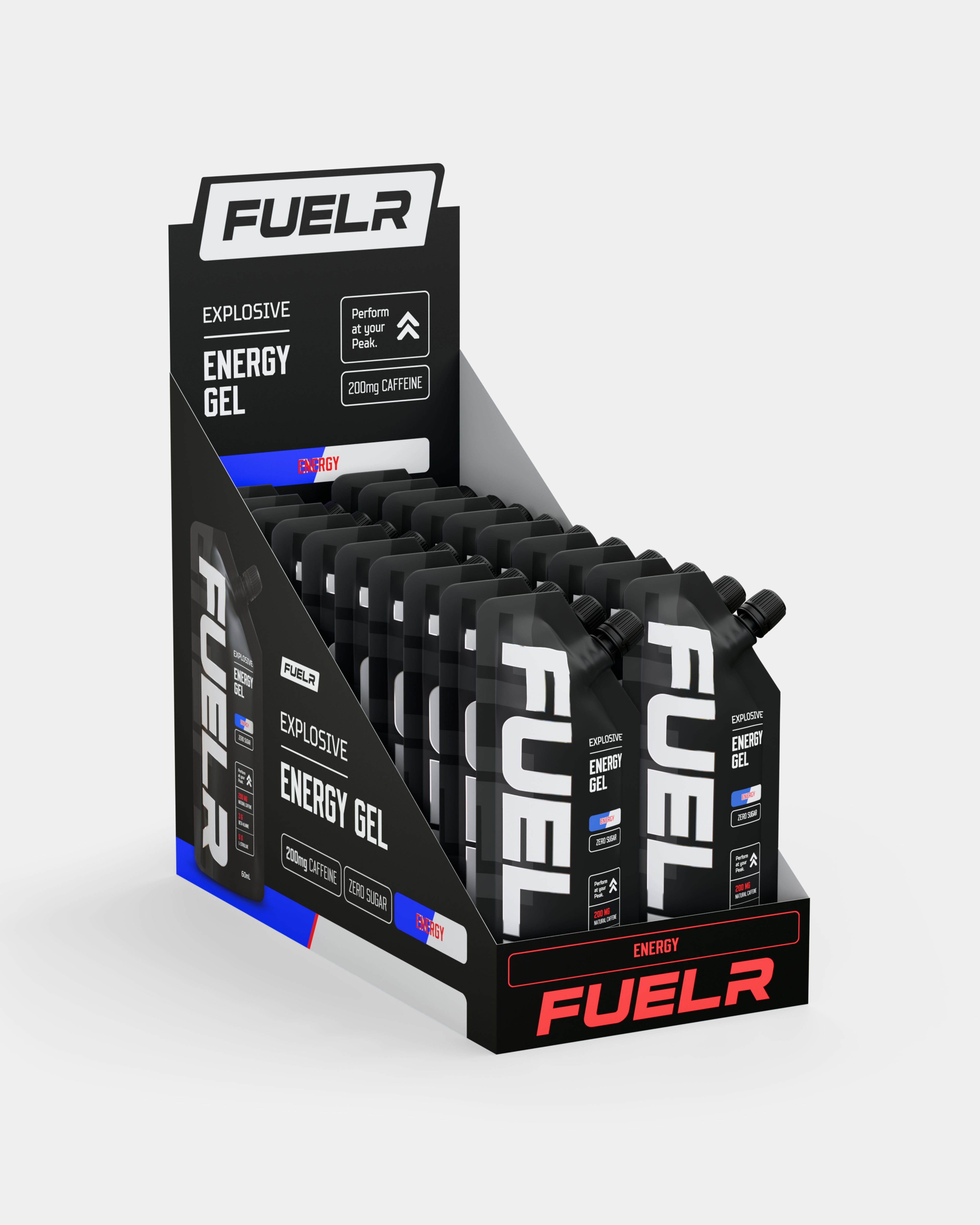 CAFFEINATED ENERGY GELS