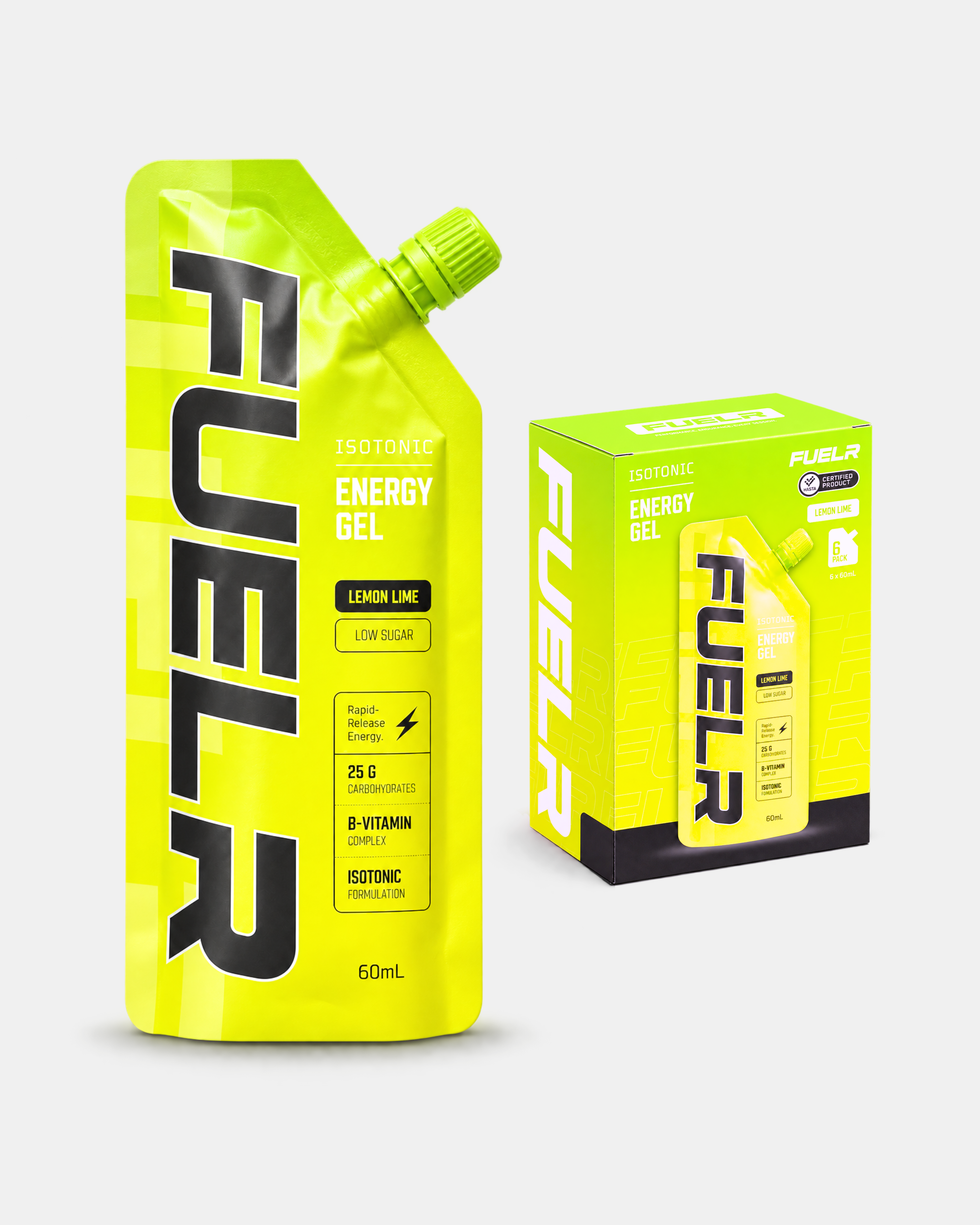 ISOTONIC ENERGY GELS - LEMON LIME