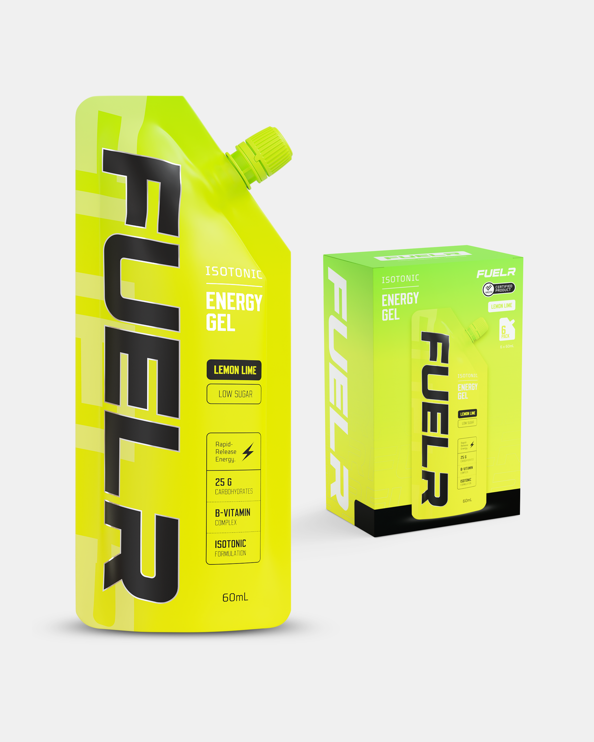 ISOTONIC ENERGY GELS - LEMON LIME