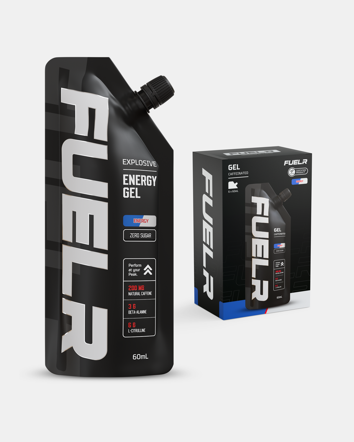 CAFFEINATED ENERGY GELS - ENERGY