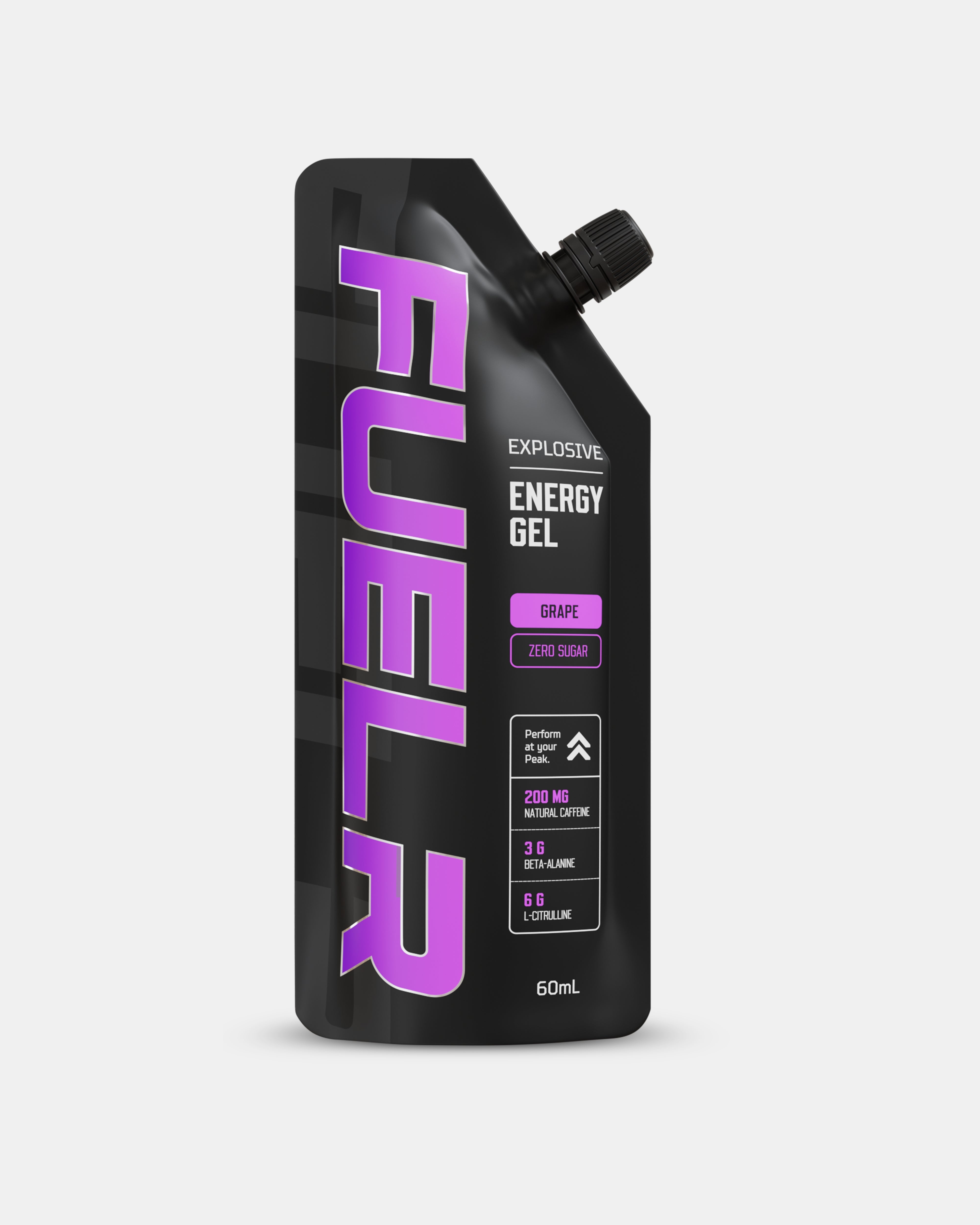 CAFFEINATED ENERGY GELS