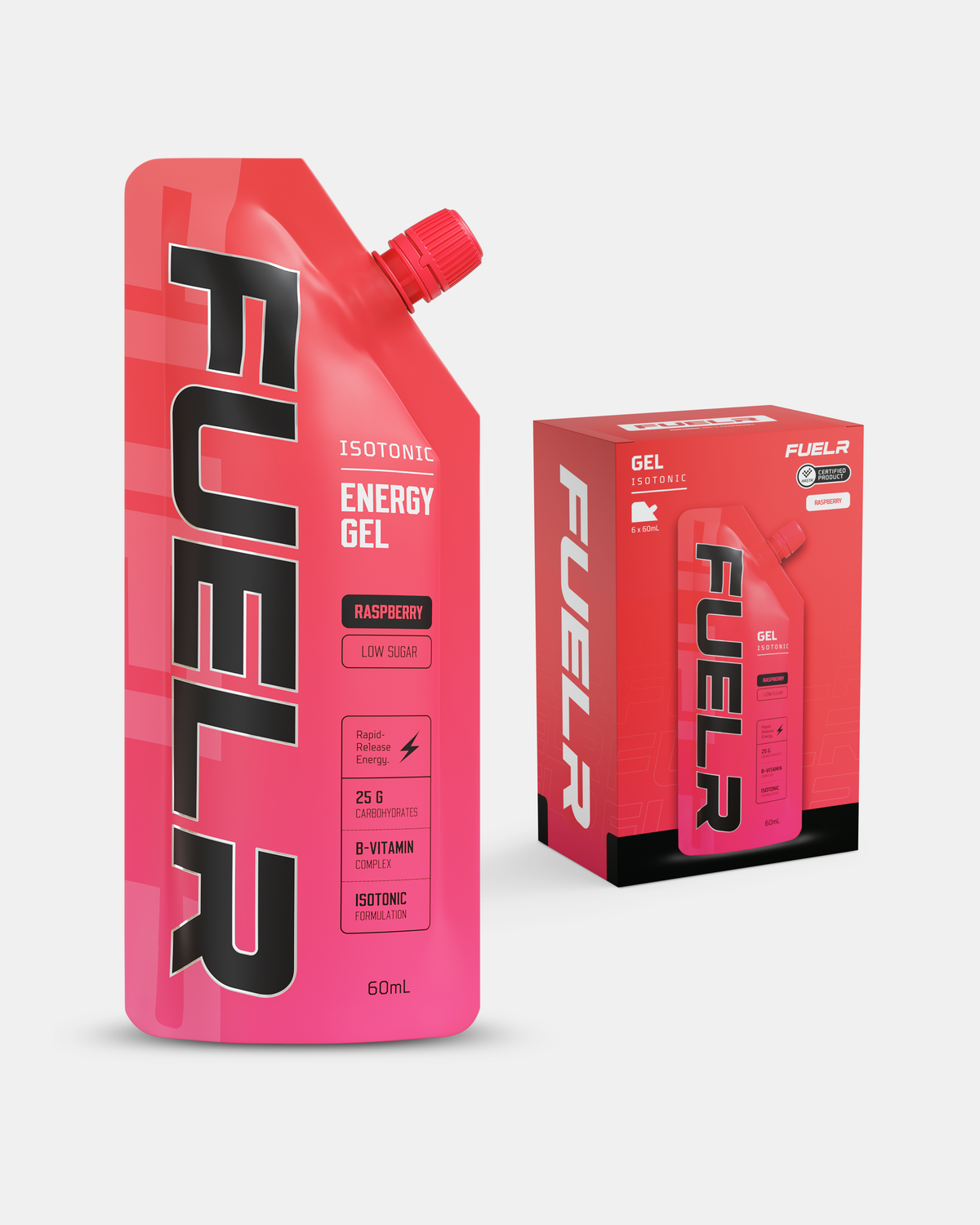 ISOTONIC ENERGY GELS - RASPBERRY
