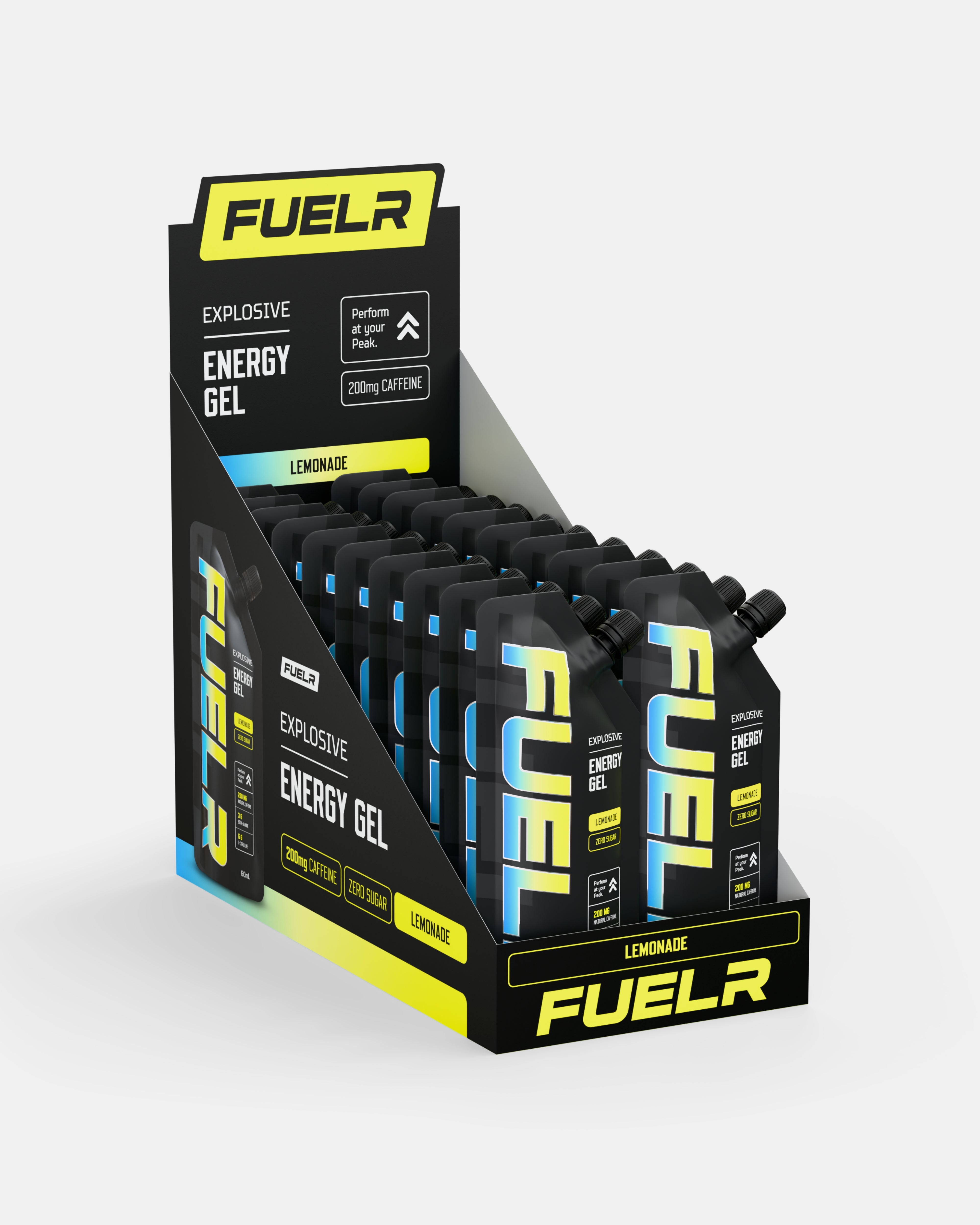 CAFFEINATED ENERGY GELS