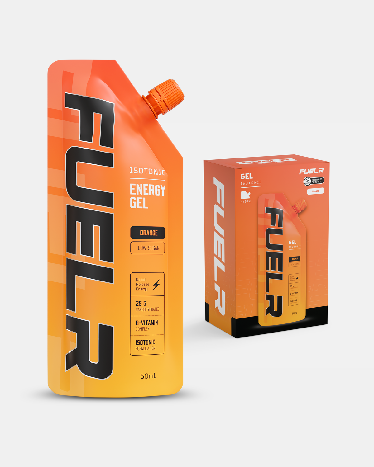 ISOTONIC ENERGY GELS - ORANGE