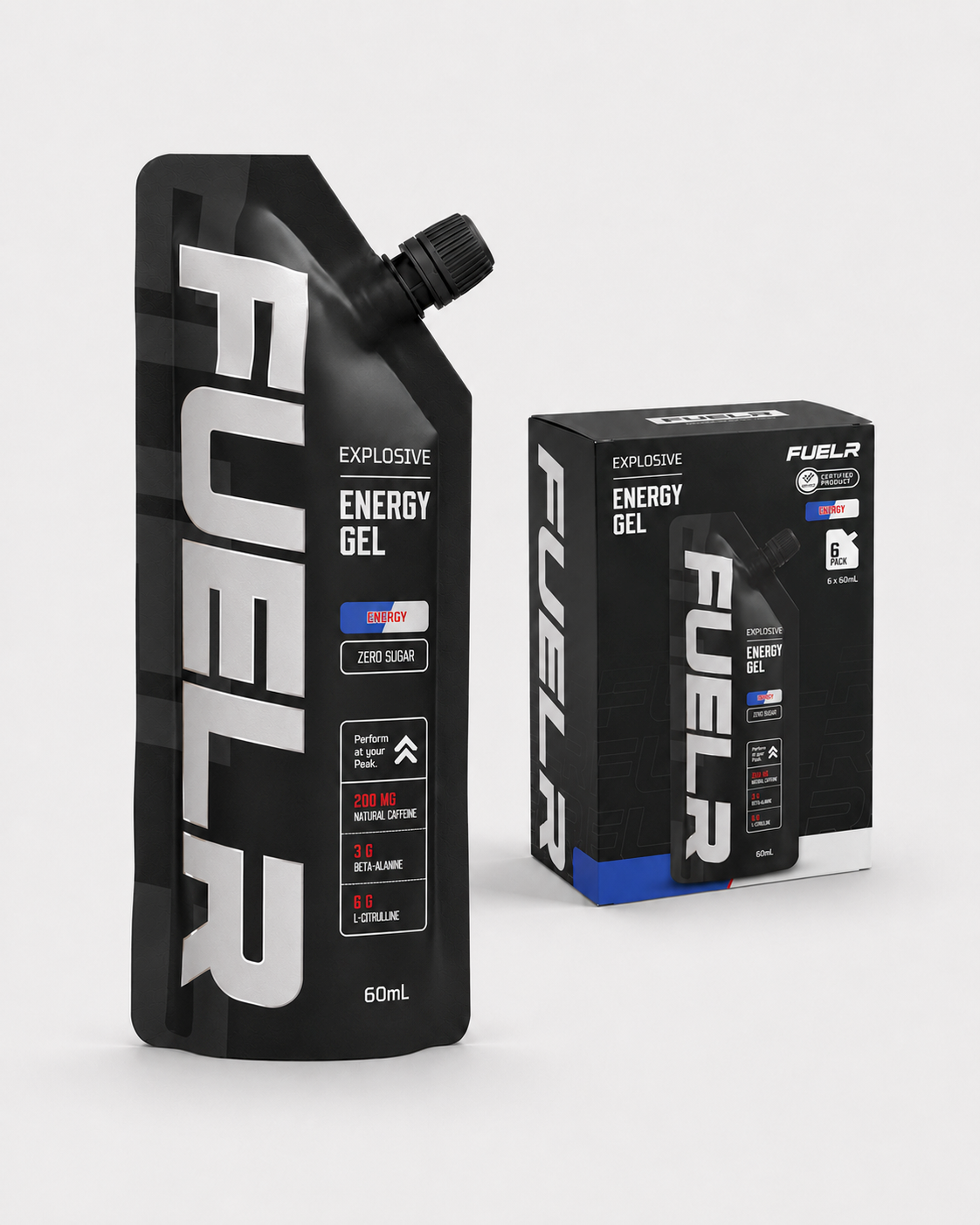 CAFFEINATED ENERGY GELS - ENERGY