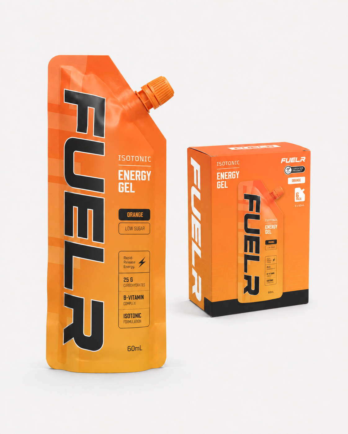 ISOTONIC ENERGY GELS - ORANGE