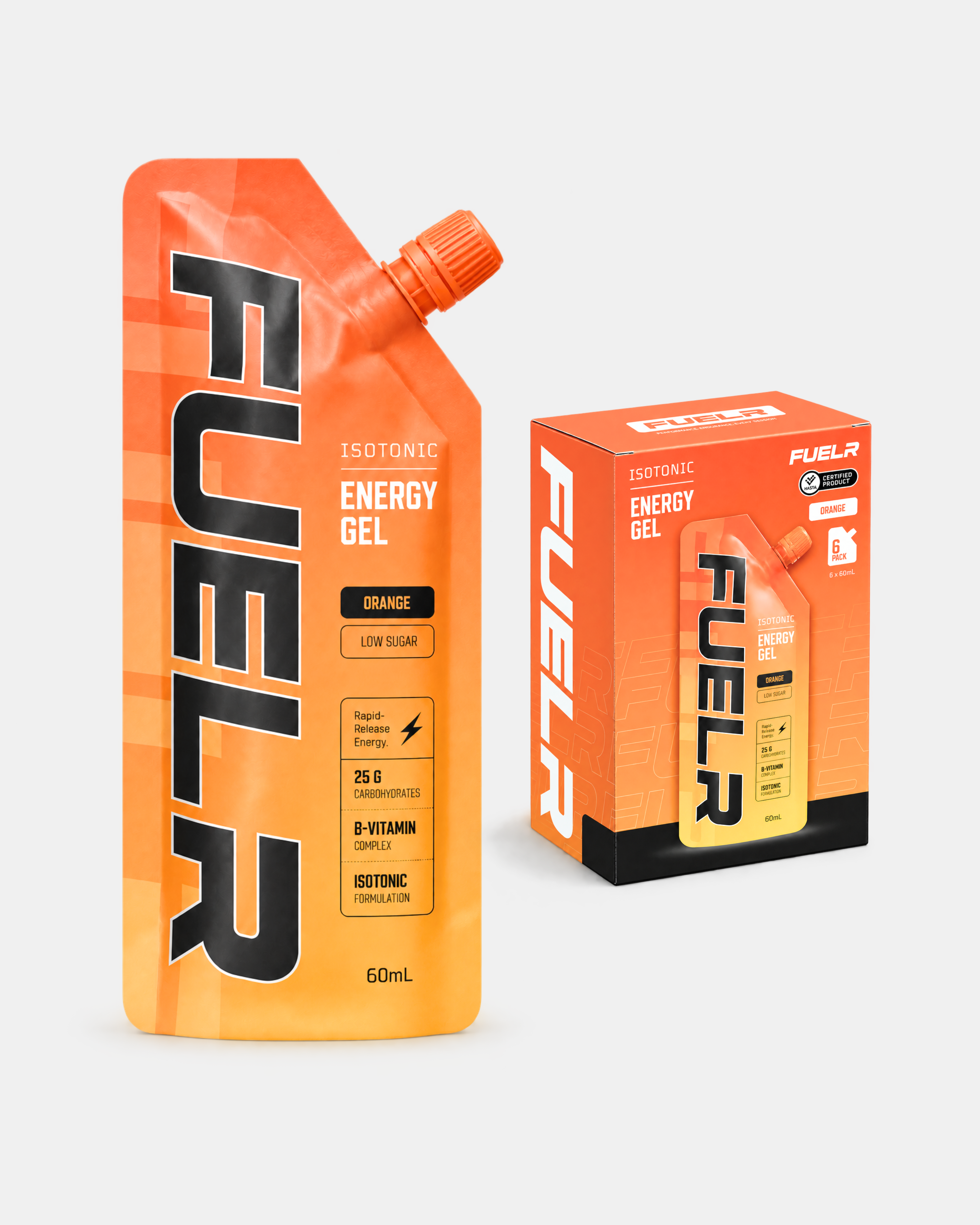 ISOTONIC ENERGY GELS - ORANGE